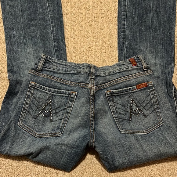 Seven Brand blue jeans. Bootcut. Size 29. - Picture 3 of 4